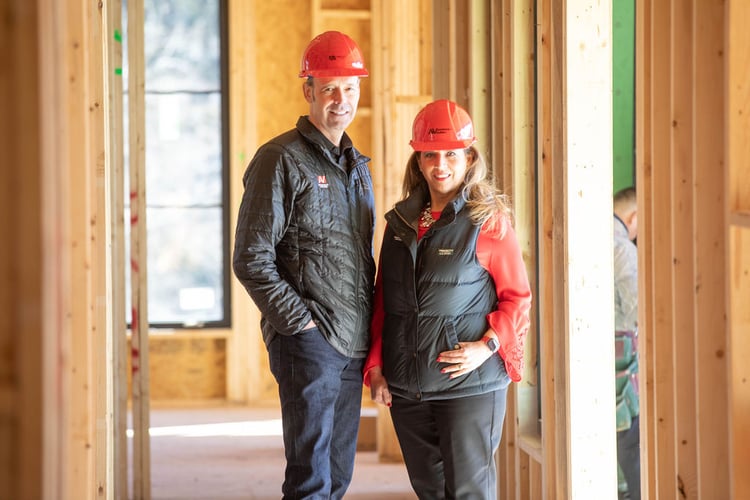 Francisca Alonso and Tony Alonso owners of AV Architects and Builders working in Great Falls Virginia Northern Virginia Custom Home Builders Local Custom Home Design-Build Firm