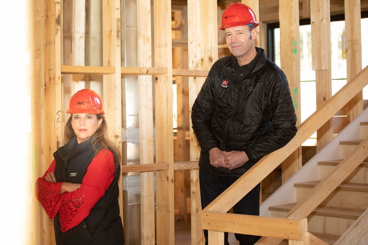 Francisca Alonso and Tony Alonso owners of AV Architects and Builders working in Great Falls Virginia Northern Virginia Custom Home Builders Local Custom Home Design-Build Firm