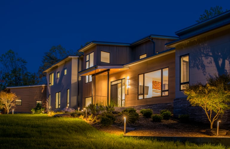 Modern Style High End Luxury Custom Home by Design Build Firm AV Architects and Builders in Great Falls Virginia Northern Virginia Custom Home Builders The Architect House