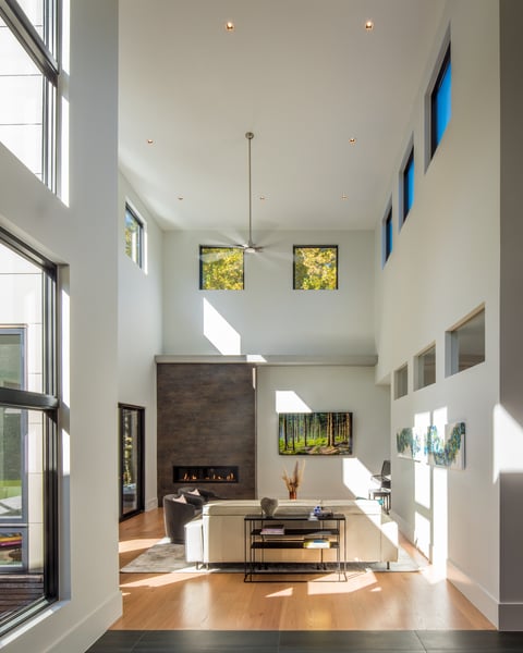Modern Style High End Luxury Custom Home by Design Build Firm AV Architects and Builders in Great Falls Virginia Northern Virginia Custom Home Builders The Architect House
