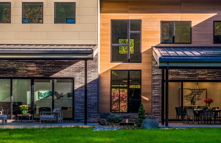 Modern Style High End Luxury Custom Home by Design Build Firm AV Architects and Builders in Great Falls Virginia Northern Virginia Custom Home Builders The Architect House