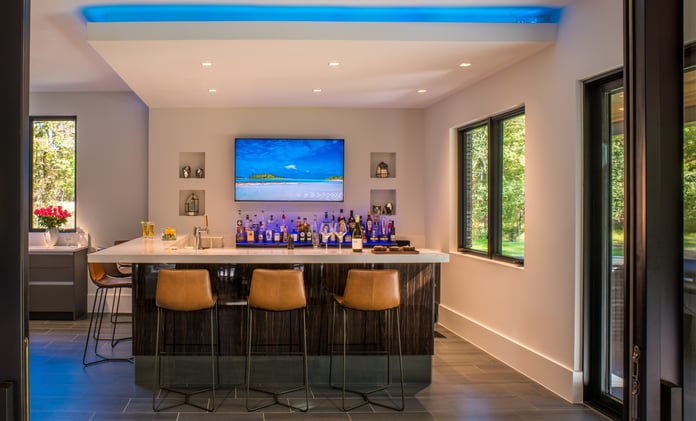 Modern Style High End Luxury Custom Home by Design Build Firm AV Architects and Builders in Great Falls Virginia Northern Virginia Custom Home Builders The Architect House