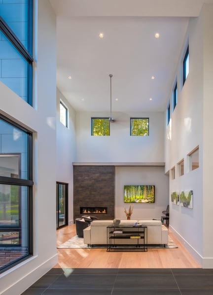 Modern Style Custom Home by AV Architects and Builders in Great Falls Northern Virginia