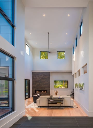 Modern Style High End Luxury Custom Home by Design Build Firm AV Architects and Builders in Great Falls Virginia Northern Virginia Custom Home Builders The Architect House