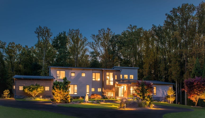 Modern Style High End Luxury Custom Home by Design Build Firm AV Architects and Builders in Great Falls Virginia Northern Virginia Custom Home Builders The Architect House