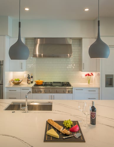 Modern Style Custom Home with Solar Panels by AV Architects and Builders in Arlington Virginia Northern Virginia Custom Home Builders