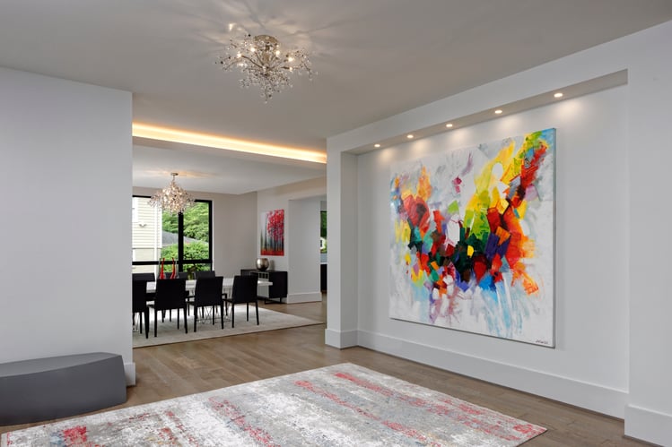 Modern Style Custom Home on a Hill by Design-Build Firm AV Architects and Builders in McLean Virginia Northern Virginia Custom Home Builders The Hill House