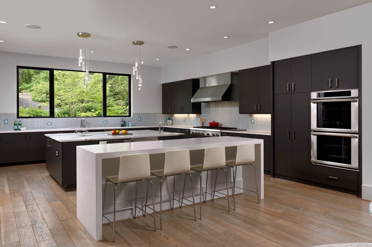 Modern Style Custom Home on a Hill by Design-Build Firm AV Architects and Builders in McLean Virginia Northern Virginia Custom Home Builders The Hill House