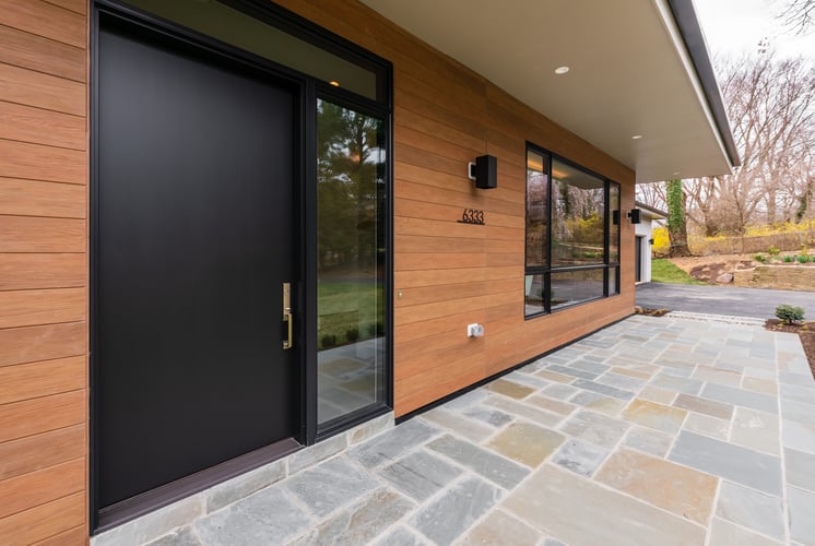 Modern Style High End Luxury Custom Home by Design Build Firm AV Architects and Builders in Great Falls Northern Virginia