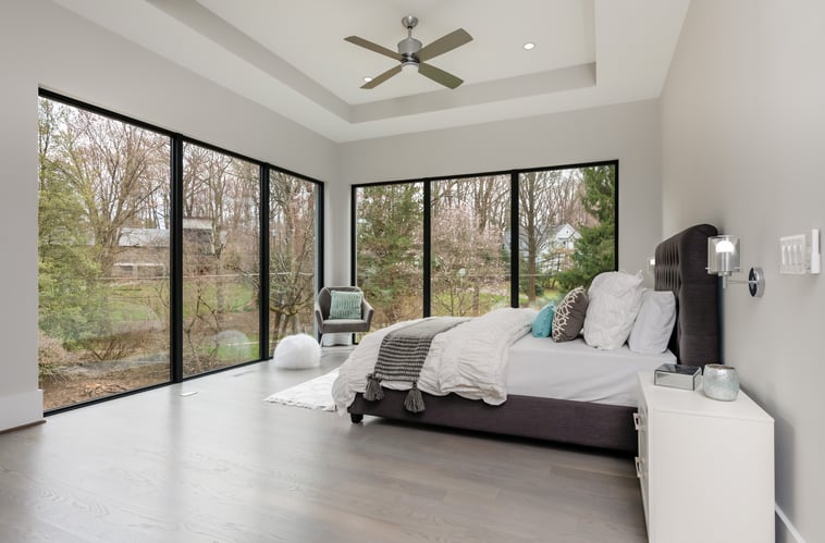 Modern Style High End Luxury Custom Home by Design Build Firm AV Architects and Builders in Great Falls Northern Virginia