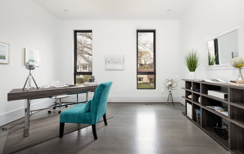 Modern Style High End Luxury Custom Home by Design Build Firm AV Architects and Builders in Great Falls Northern Virginia