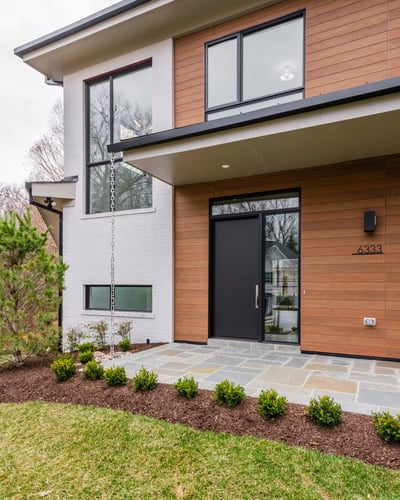 Modern Style High End Luxury Custom Home by Design Build Firm AV Architects and Builders in Great Falls Northern Virginia