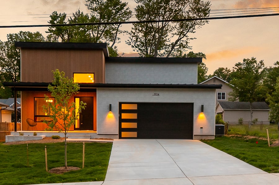 Main Level Living Modern Custom Home by AV Architects and Builders in Northern Virginia