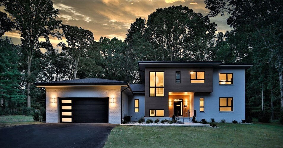 Modern Style High End Luxury Custom Home by Design Build Firm AV Architects and Builders in Great Falls Northern Virginia The Architect House