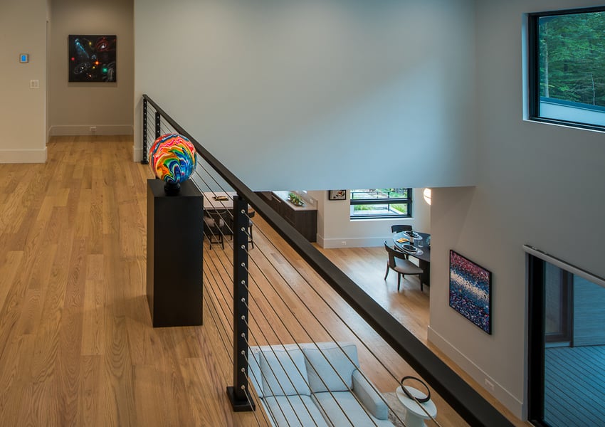 Modern Style High End Luxury Custom Home by Design Build Firm AV Architects and Builders in Great Falls Virginia Northern Virginia Custom Home Builders