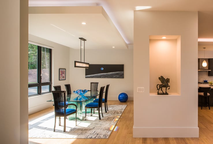 Modern Style High End Luxury Custom Home by Design Build Firm AV Architects and Builders in Great Falls Virginia Northern Virginia Custom Home Builders