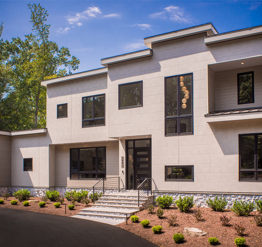Modern Style High End Luxury Custom Home by Design Build Firm AV Architects and Builders in Great Falls Virginia Northern Virginia Custom Home Builders