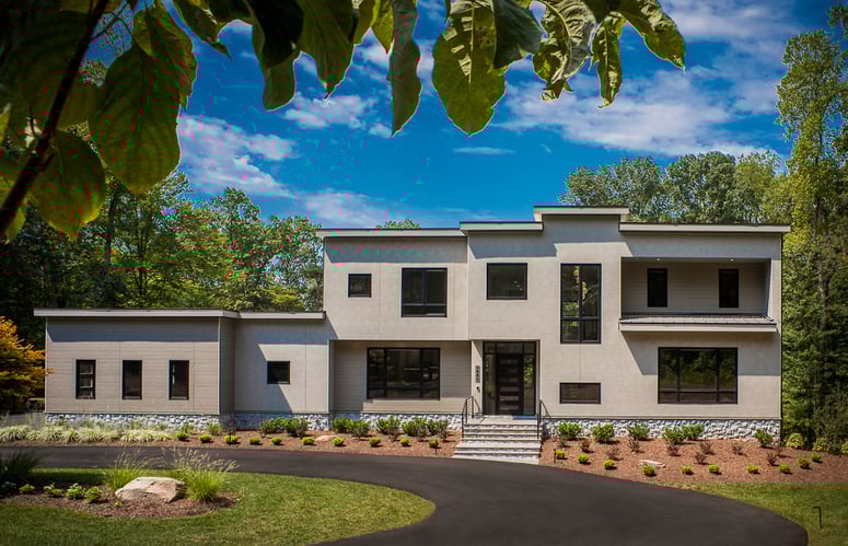 Modern Style High End Luxury Custom Home by Design Build Firm AV Architects and Builders in Great Falls Virginia Northern Virginia Custom Home Builders
