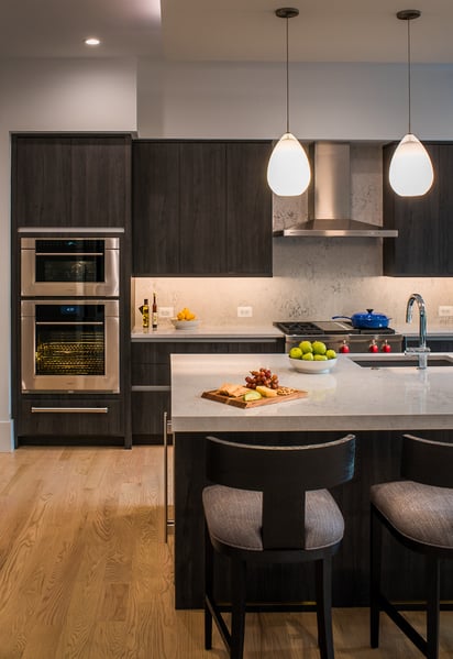 Modern Style High End Luxury Custom Home by Design Build Firm AV Architects and Builders in Great Falls Northern Virginia