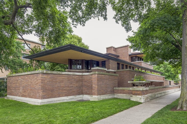 Frank Lloyd Wright Robie House Exterior by James Caulfield