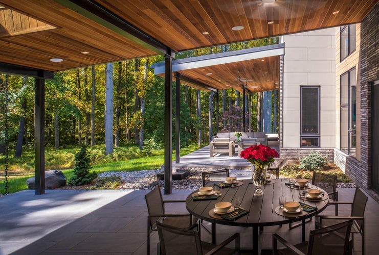 Outdoor spaces and water